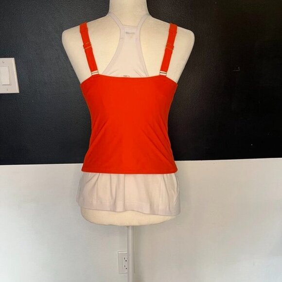 Old Navy Bright Orange Underwire Tankini Swim Top NWOT - Picture 5 of 8
